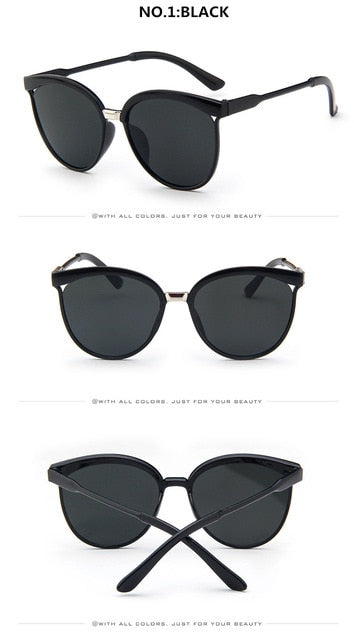 Cat Eye Occhiali da sole firmati di marca Occhiali da sole in plastica di lusso da donna Occhiali da sole classici retrò da esterno Oculos De Sol Gafas