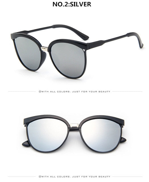 Cat Eye Occhiali da sole firmati di marca Occhiali da sole in plastica di lusso da donna Occhiali da sole classici retrò da esterno Oculos De Sol Gafas