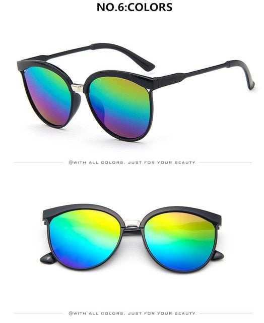 Cat Eye Occhiali da sole firmati di marca Occhiali da sole in plastica di lusso da donna Occhiali da sole classici retrò da esterno Oculos De Sol Gafas