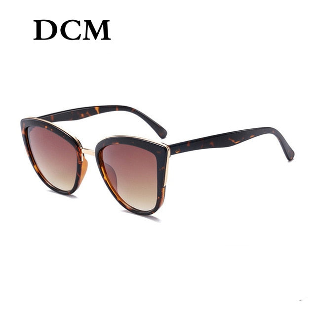 DCM Cateye sunčane naočale Ženske vintage gradijent naočale Retro mačkaste sunčane naočale Ženske naočale UV400