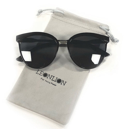 LeonLion Godis Varumärke Designer Cat Eye Solglasögon Dam Lyxiga Plast Solglasögon Klassiska Retro Utomhus Oculos De Sol Gafas