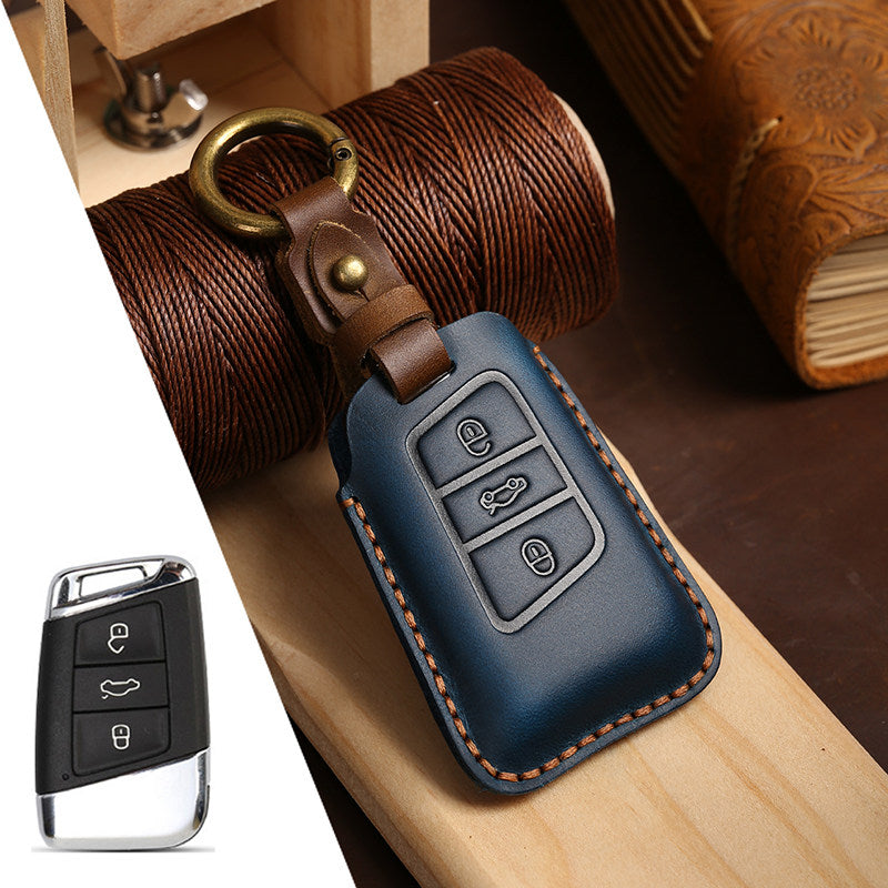 Top-Grain-Leder-Volkswagen-Schlüsseletui